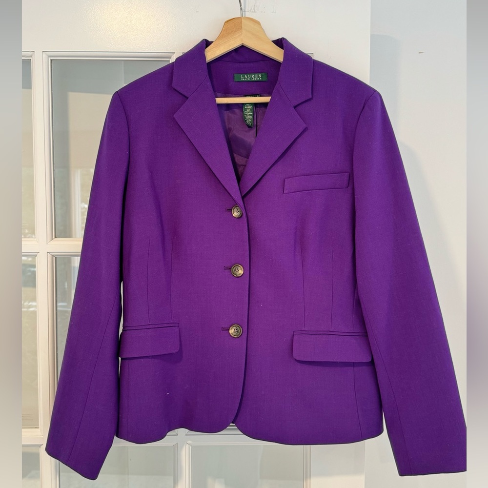 Polo by Ralph Lauren Purple Blazer